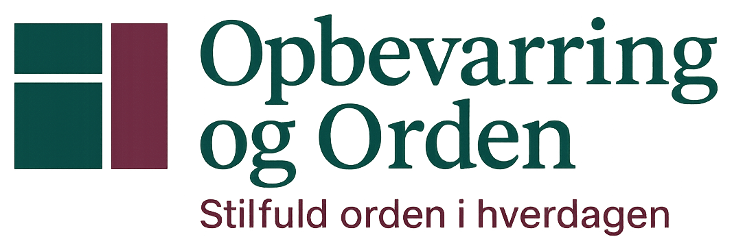 Opbevaring og Orden